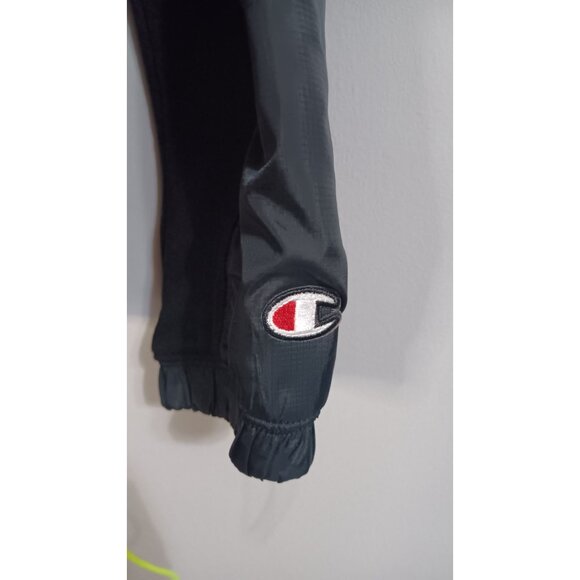 Champion LIFE Medium Black Label Sideline Quarter Zip Pullover Athleisure Active - Picture 7 of 13